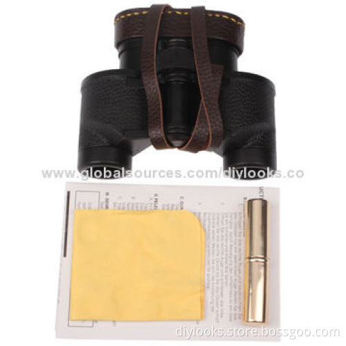 6 x 24mm Universal Binocular with Leather Carry Bag for Outdoor Activities